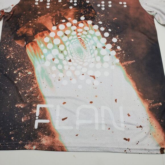 FLAN LABS Rocket Soccer Jersey Mens L Graphics Breathable Lightweight NWT - Picture 3 of 11